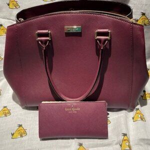 Kate Spade Tilden Place Sloan and matching wallet